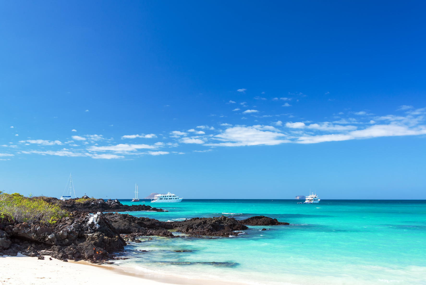 Bacha Beach in Galapagos Islands